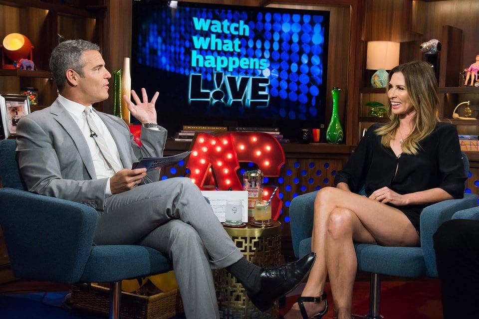 Andy Cohen and Carole Radziwill on WWHL