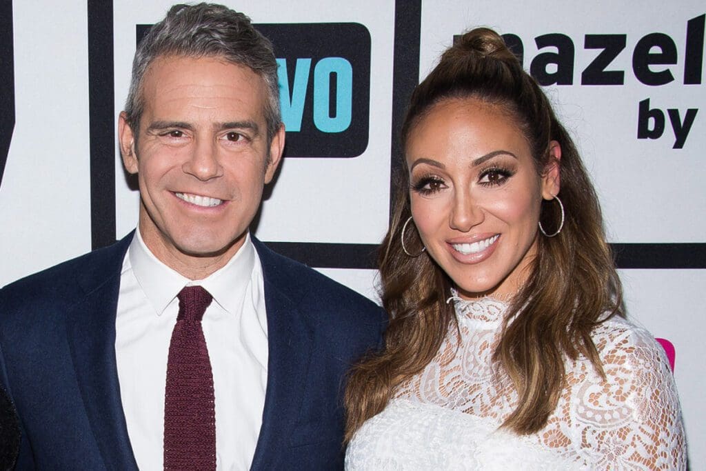 Andy Cohen and Melissa Gorga