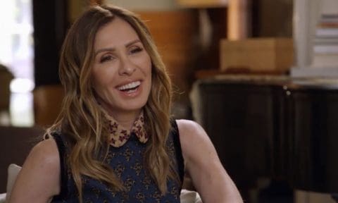Carole Radziwill wears black top in her RHONY confessional interview