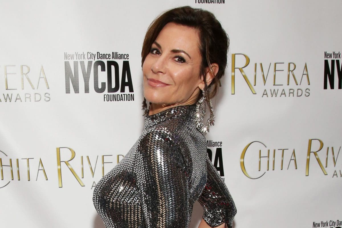 Luann de Lesseps posing confidently