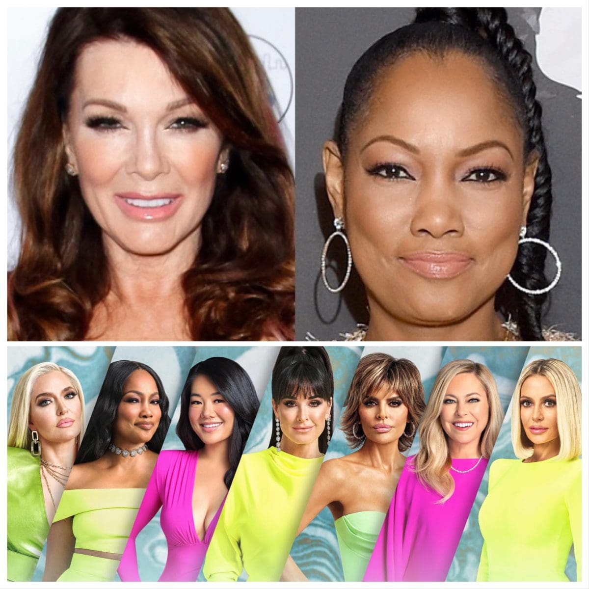 Garcelle Beauvais posing with Lisa Vanderpump