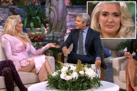 Erika Jayne and Andy Cohen