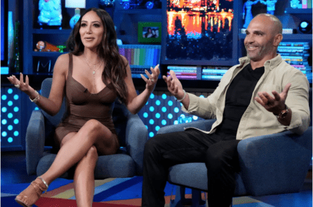 RHONJ's Joe Gorga and Melissa Gorga appear on Bravo's WWHL.