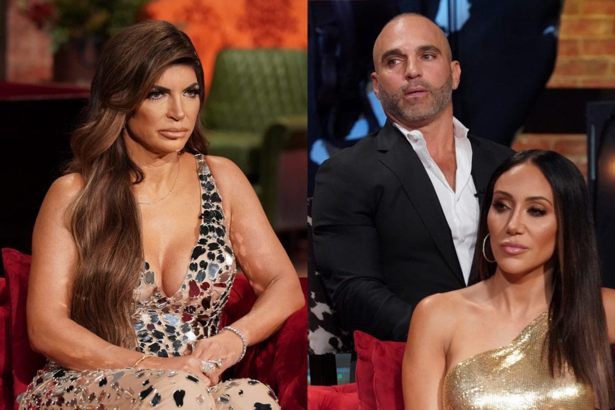 RHONJ stars Teresa Giudice, Joe Gorga, and Melissa Gorga fight at reunion.