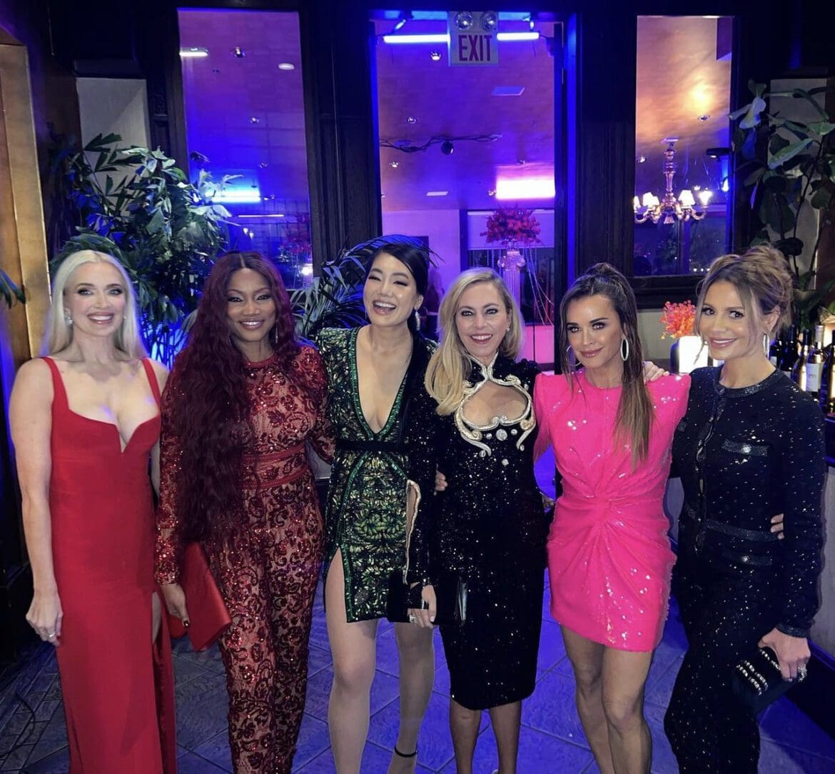 Erika Jayne, Sutton Stracke, Kyle Richards, Dorit Kemsley, Garcelle Beauvais at Crystal Minkoff's 40th Birthday