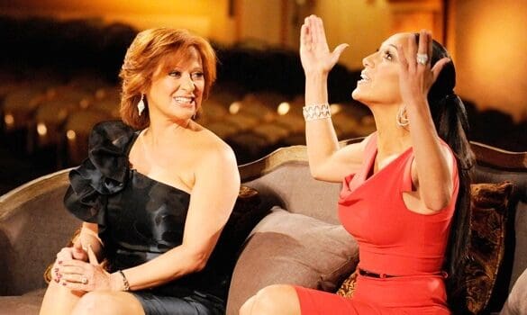 Caroline Manzo and Melissa Gorga confront Teresa Giudice at RHONJ reunion