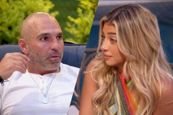 Joe Gorga arguing with niece Gia Giudice on RHONJ