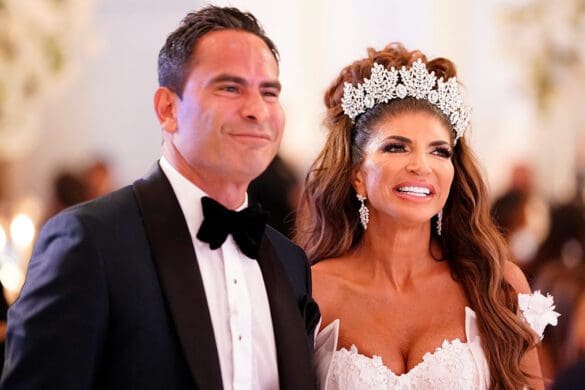 Teresa and Louie on their wedding day