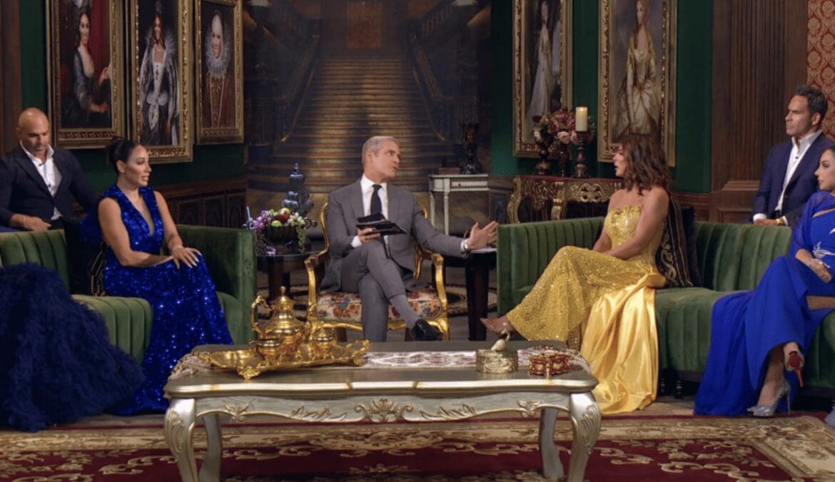 RHONJ Reunion: Joe Gorga, Melissa Gorga, Andy Cohen, Teresa Giudice Louie Ruelas, Jennifer Aydin hash out season 13 drama.