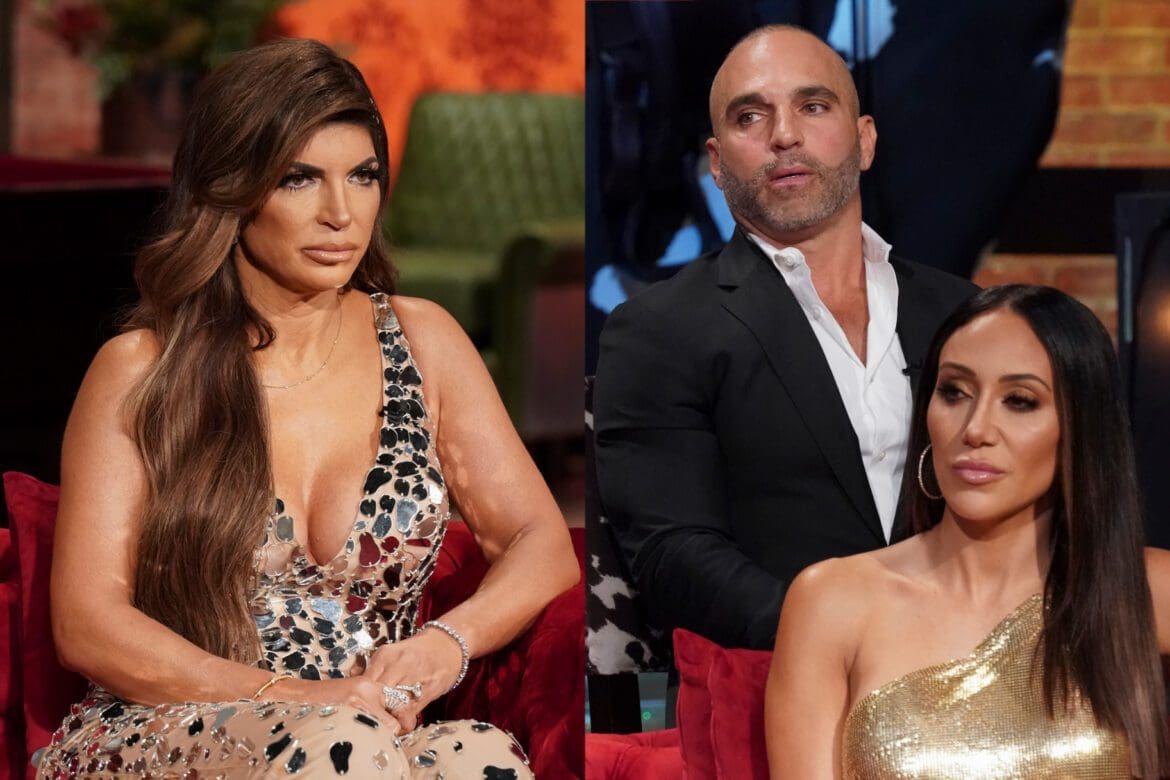 Teresa Giudice faces off with Joe and Melissa Gorga at RHONJ reunion
