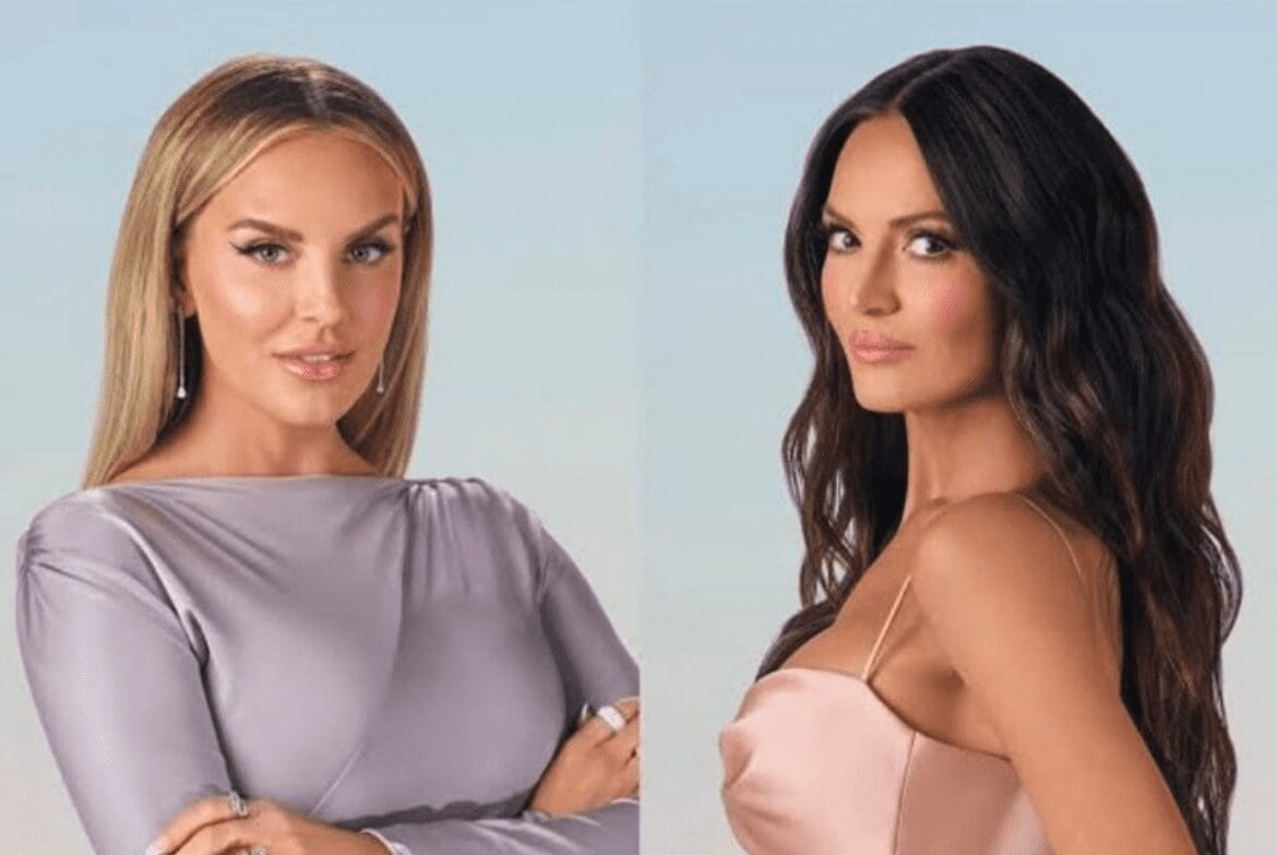 RHOSLC stars Lisa Barlow and Whitney Rose pose for cast photos