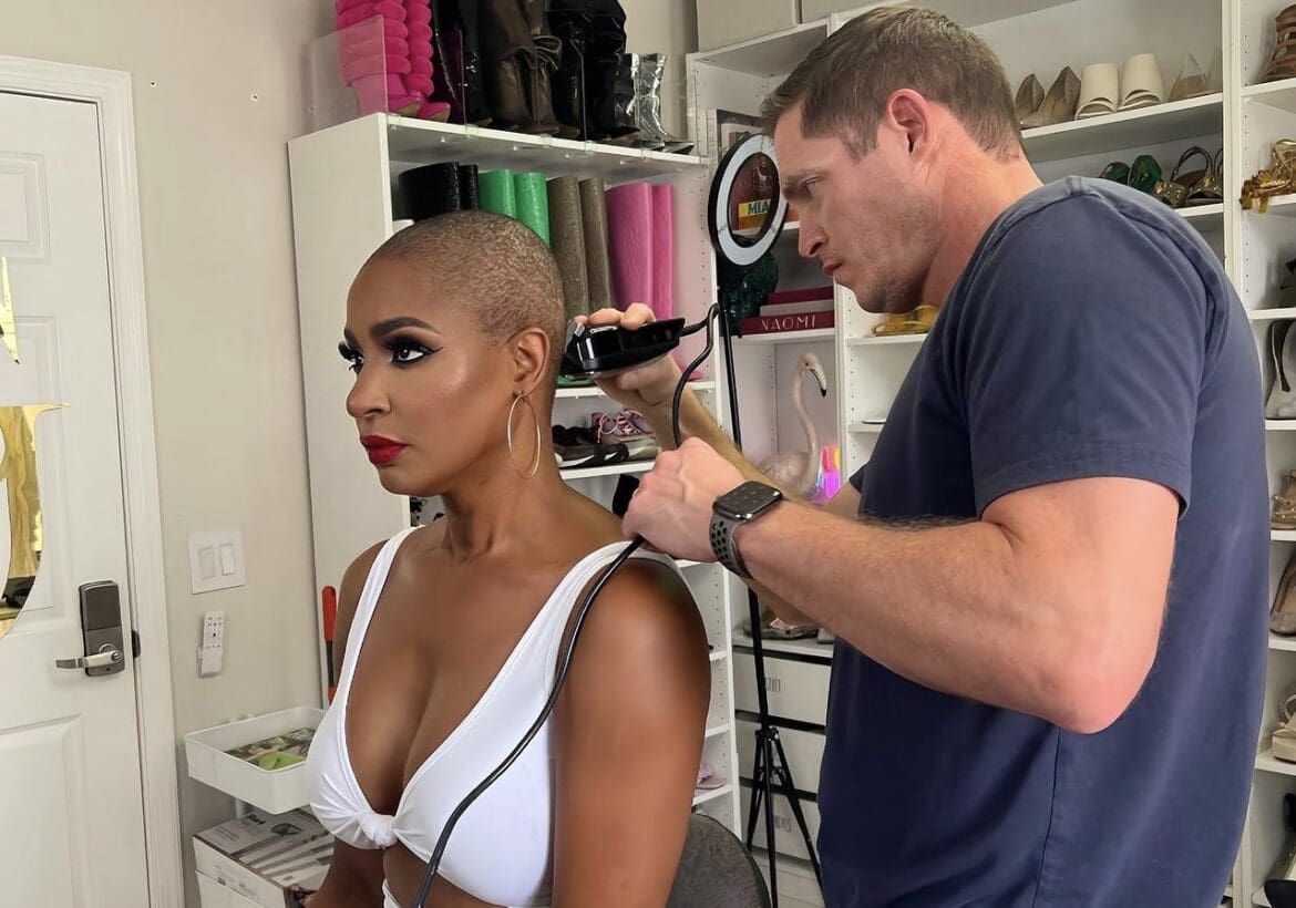 RHOM's Guerdy Abraira shaves head before starting chemo for breast cancer