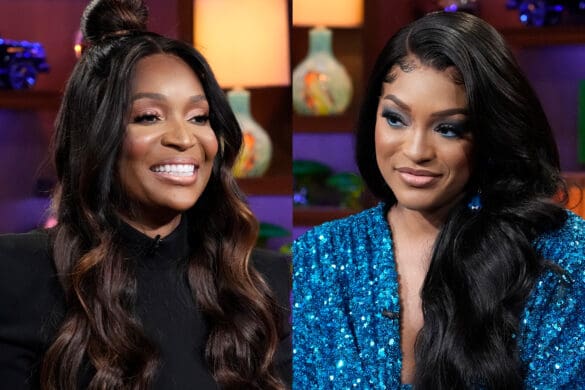 RHOA stars Marlo Hampton and Drew Sidora on WWHL