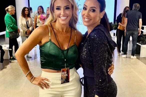 RHONJ's Danielle Cabral and Melissa Gorga attend Boujie Kidz Line Fashion Show at NYFW