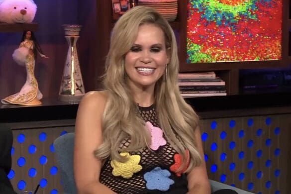 RHONJ's Jackie Goldschneider spills the tea about season 14 and Jenn Fessler while appearing on WWHL