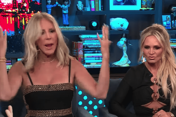 RHOC alum Vicki Gunvalson and best friend Tamra Judge on WWHL
