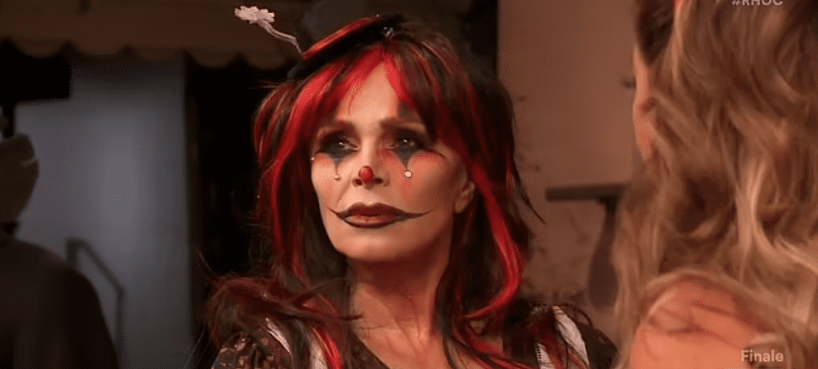 RHOC's Tamra Judge dressed as an evil clown