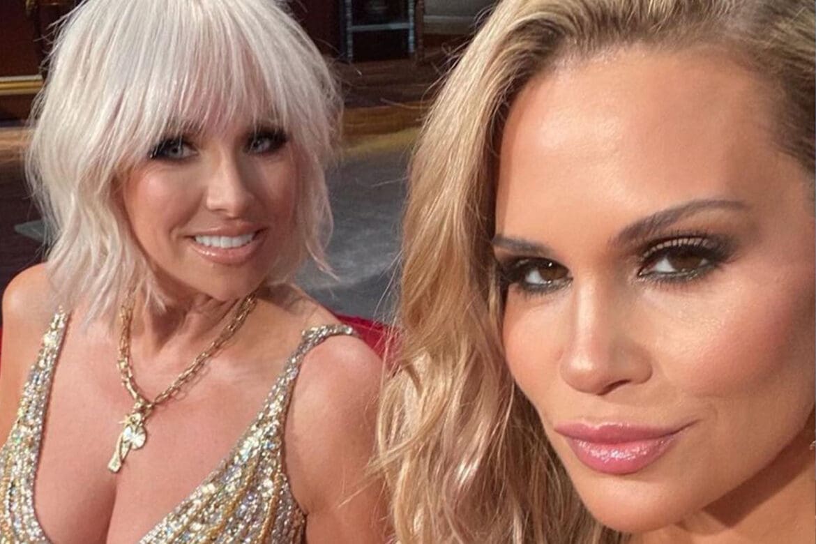 RHONJ S14 Exclusive: Margaret and Jackie ‘Fighting’ Over Book Deal Margaret Josephs and Jackie Goldschneider take selfie at RHONJ reunion