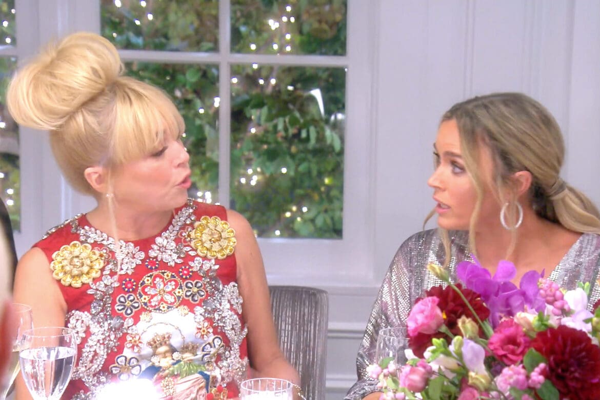 Teddi Mellencamp and Sutton Stracke argue on RHOBH.