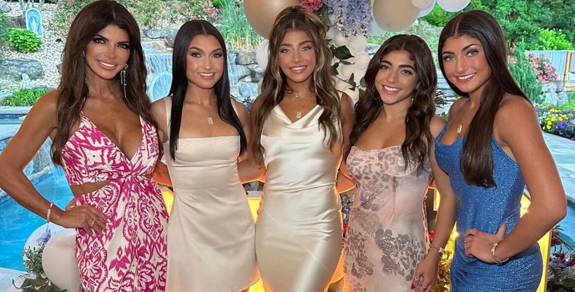 Gia Giudice Says She ‘Would Love’ To See Giudice Family Spinoff on Bravo RHONJ's Teresa Giudice with daughters Gia Giudice, Gabriella, Milania, and Audriana