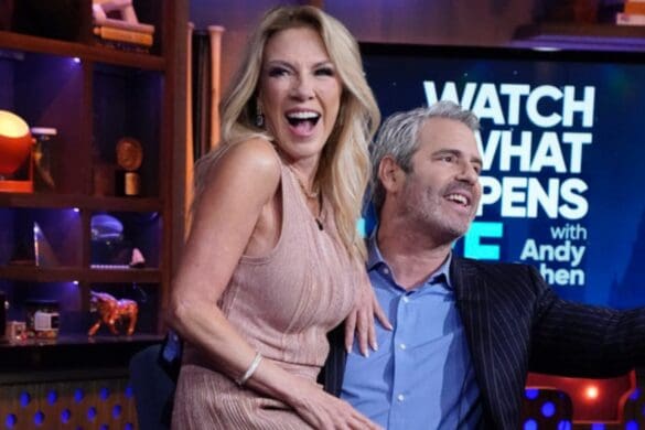 RHONY alum Ramona Singer sits on Andy Cohen's lap during appearance on WWHL