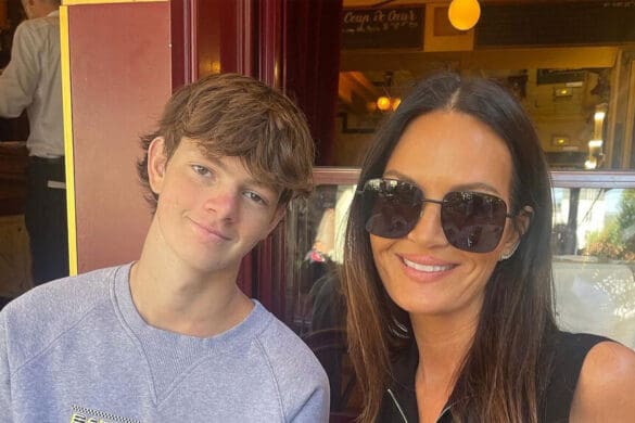 RHOSLC star Lisa Barlow poses for sweet photo with her oldest son, Jack Barlow.