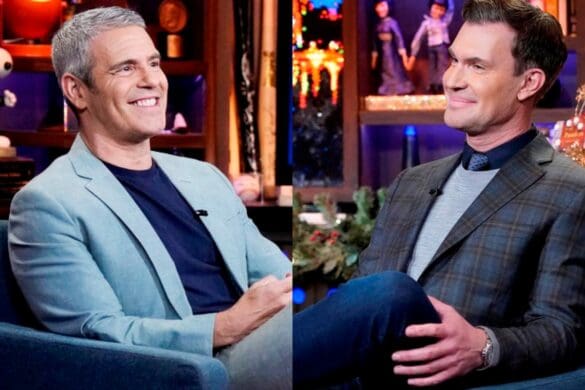 Jeff Lewis and Andy Cohen on Watch What Happens Live.