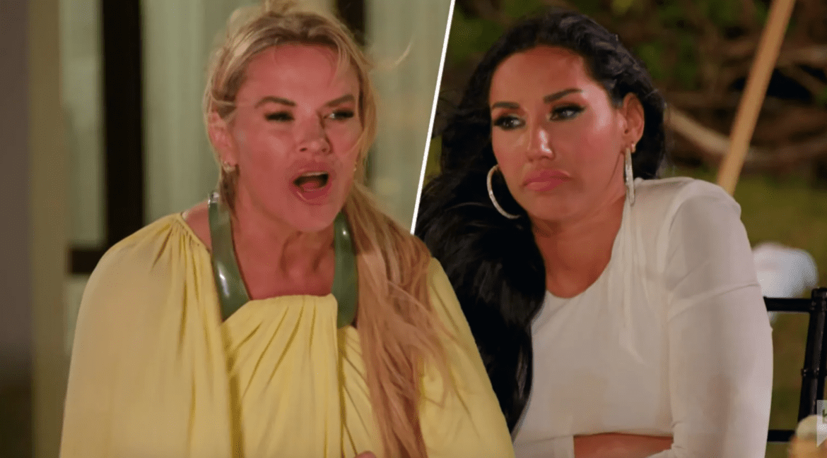 Heather Gay confronts Monica Garcia about her online secret identity during RHOSLC season 4 finale