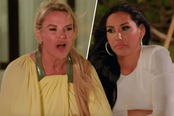 Heather Gay confronts Monica Garcia about her online secret identity during RHOSLC season 4 finale