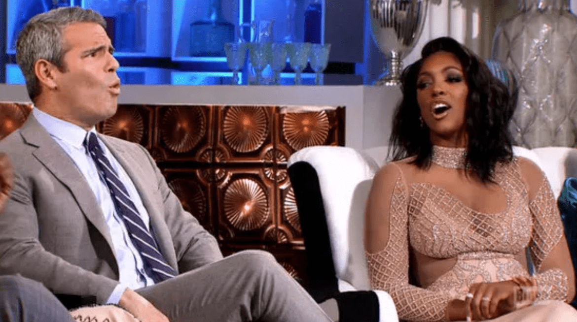 Porsha Williams and Andy Cohen at RHOA reunion