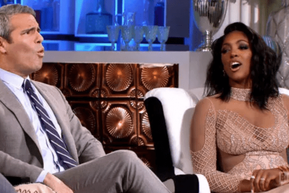 Porsha Williams and Andy Cohen at RHOA reunion
