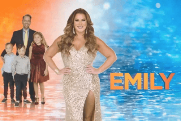 Emily Simpson's title card for season 18 of 'The Real Housewives of Orange County.'