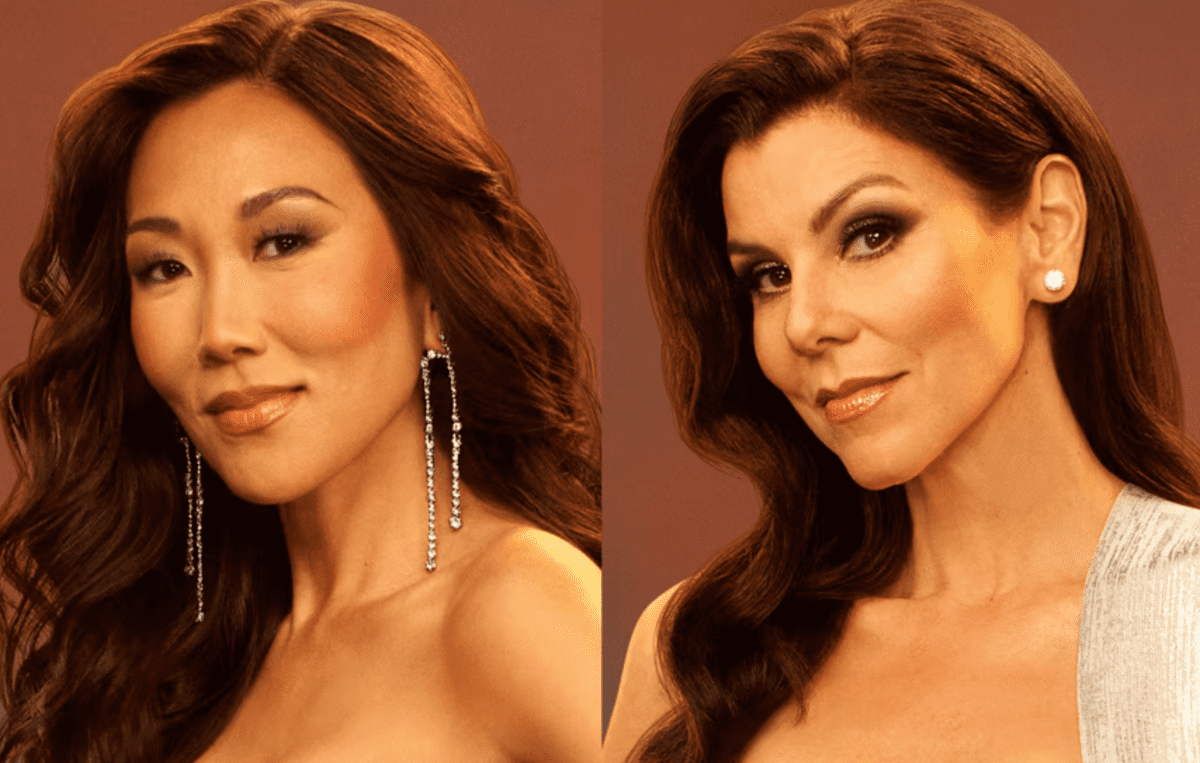 Katie Ginella and Heather Dubrow in RHOC Season 18 cast photos.