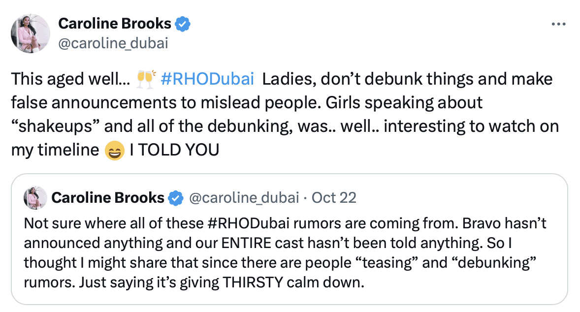 The Real Housewives of Dubai Officially Put on ‘Pause’ After 2 Seasons