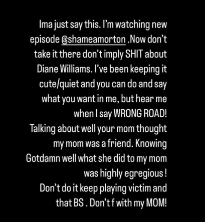 Porsha Williams Issues Fiery Warning to Shamea Morton: “I Won’t Keep It Cute Anymore” In Now Deleted Instagram Story 7 Porsha Williams Issues Fiery Warning to Shamea Morton: “I Won’t Keep It Cute Anymore” In Now Deleted Instagram Story