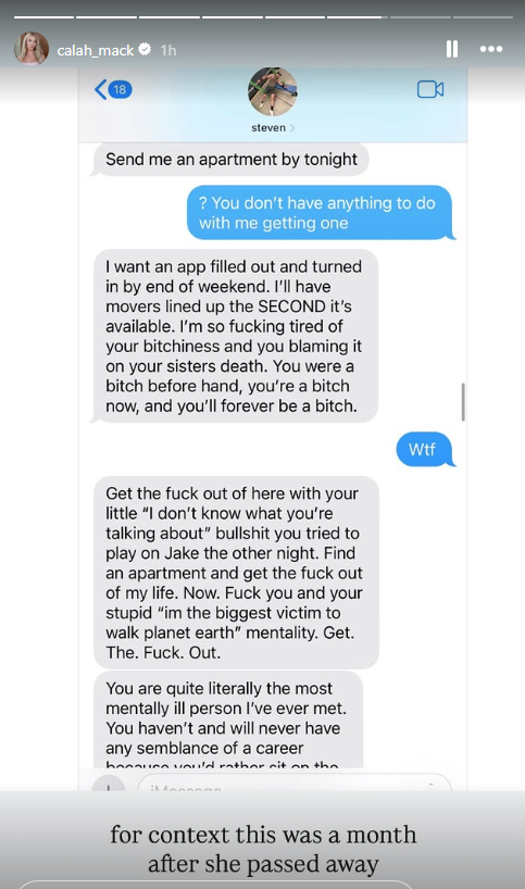 Calah Jackson Speaks Out Amid Steven McBee Jr. and Allie Eklund Drama, Says “This Isn’t New Behavior”