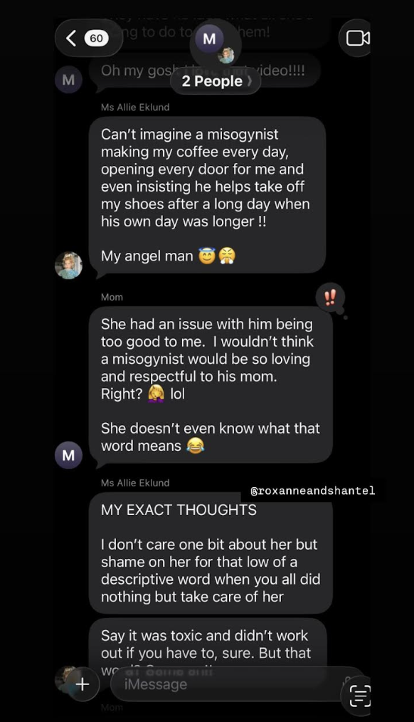 Allie Eklund Defended Steven McBee Jr. And Shaded Calah Jackson In Exclusive Texts To Kristi McBee Before Breakup