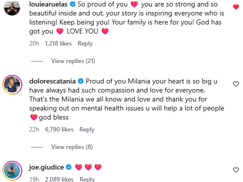 Milania Giudice Receives Outpouring Of Support After Opening Up About Mental Health Diagnosis Including a Crying Gia Giudice and Margaret Josephs